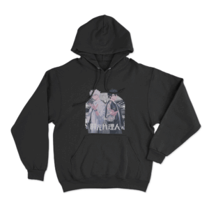 Link Click Duo Unisex Hoodie Black