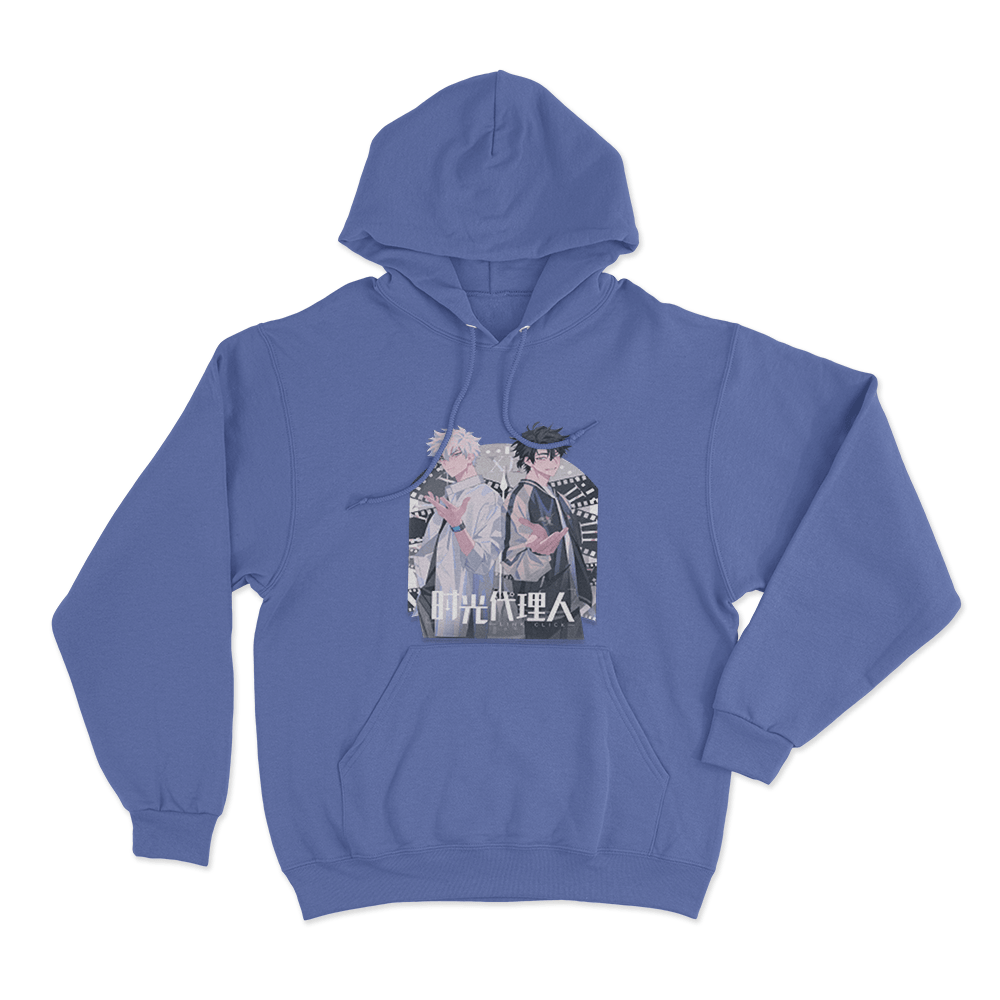 Link Click Duo Unisex Hoodie Blue Link Click Duo Unisex Hoodie Blue