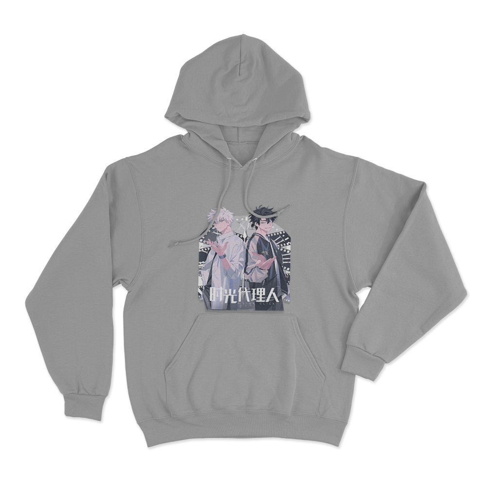 Link Click Duo Unisex Hoodie Grey Link Click Duo Unisex Hoodie Grey