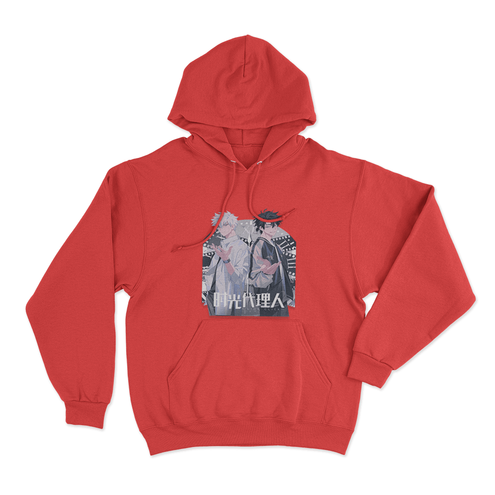 Link Click Duo Unisex Hoodie Red Link Click Duo Unisex Hoodie Red
