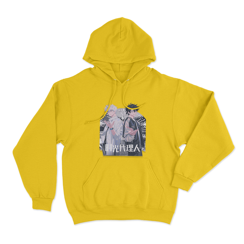 Link Click Duo Unisex Hoodie Yellow Link Click Duo Unisex Hoodie Yellow