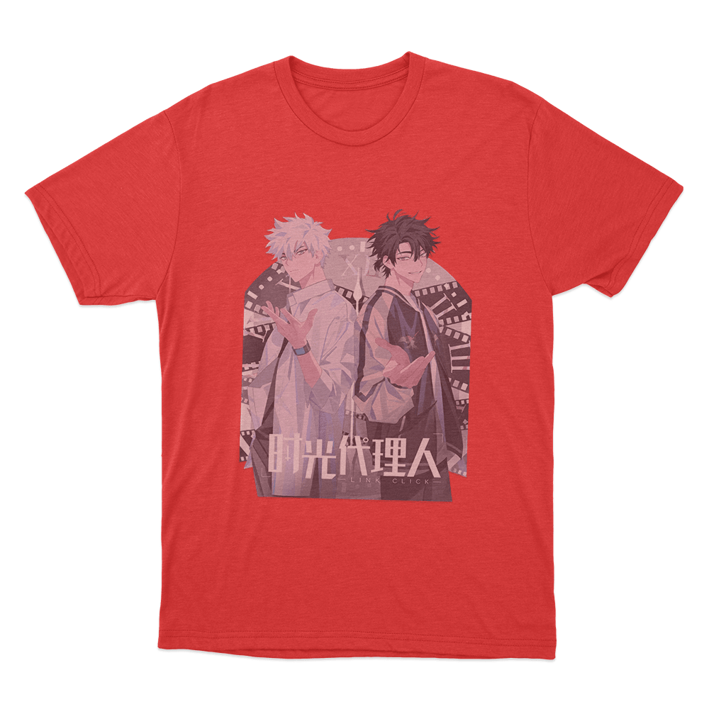 Link Click Duo Unisex T Shirt Red Link Click Duo Unisex T Shirt Red