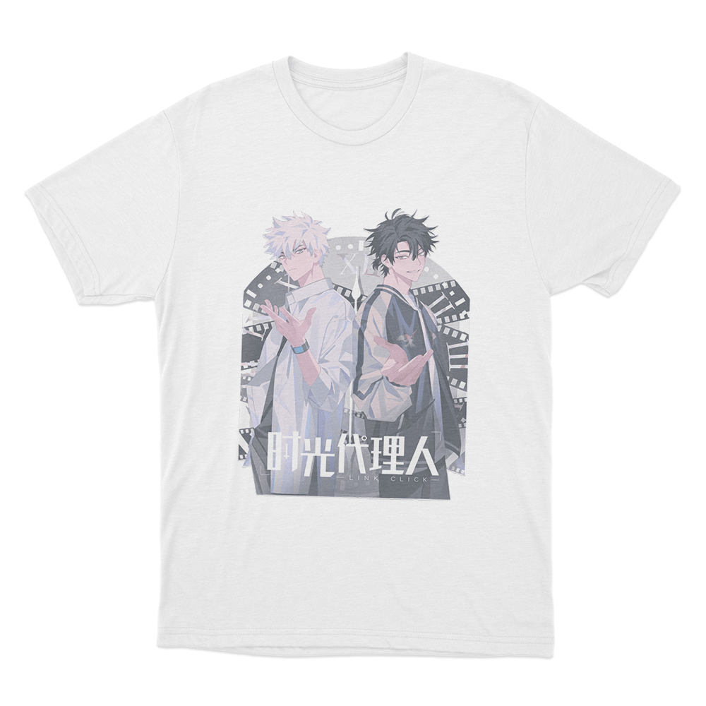 Link Click Duo Unisex T Shirt White Link Click Duo Unisex T Shirt White