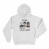 Link Click Lucas Charles Ju Unisex Hoodie White